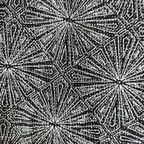 Women's black Long sleeve glitter sparkle crop top - Picture 4 of 6